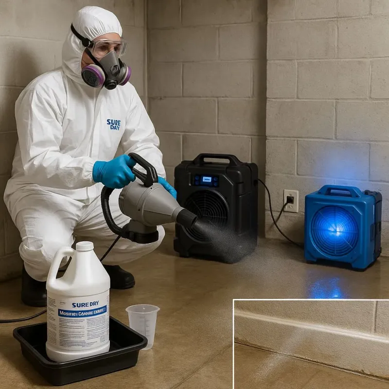 Sanitization and Odor Removal process in Vandenberg Village, CA